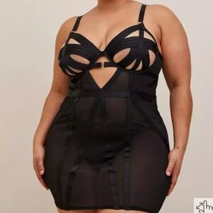 Torrid Cut Out Strappy Chemise